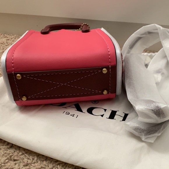 Coach Troupe Tote 16 With Weaving - Picture 6 of 7